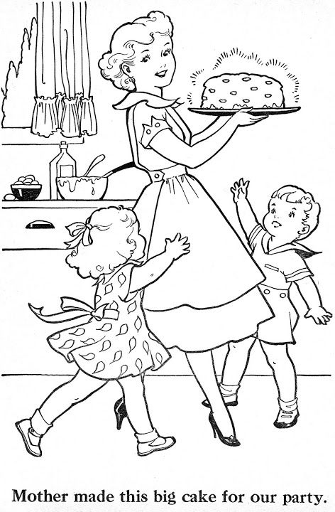 472x720 Retro Coloring Pages
