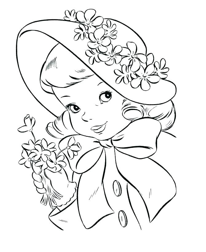 670x820 Free Vintage Coloring Pages Valentine Pag