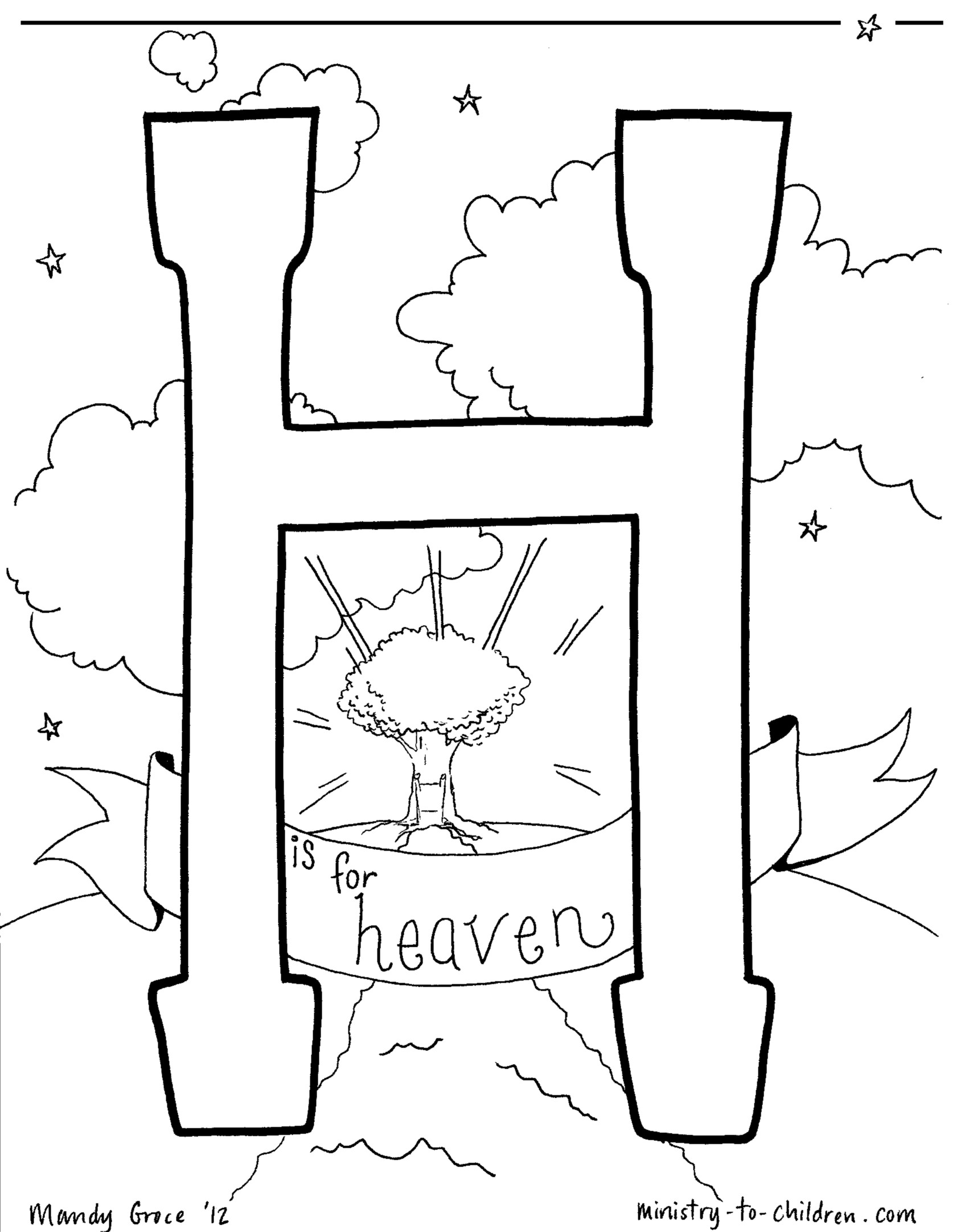 1700x2164 Heaven Coloring Pages To Download And Print For Free