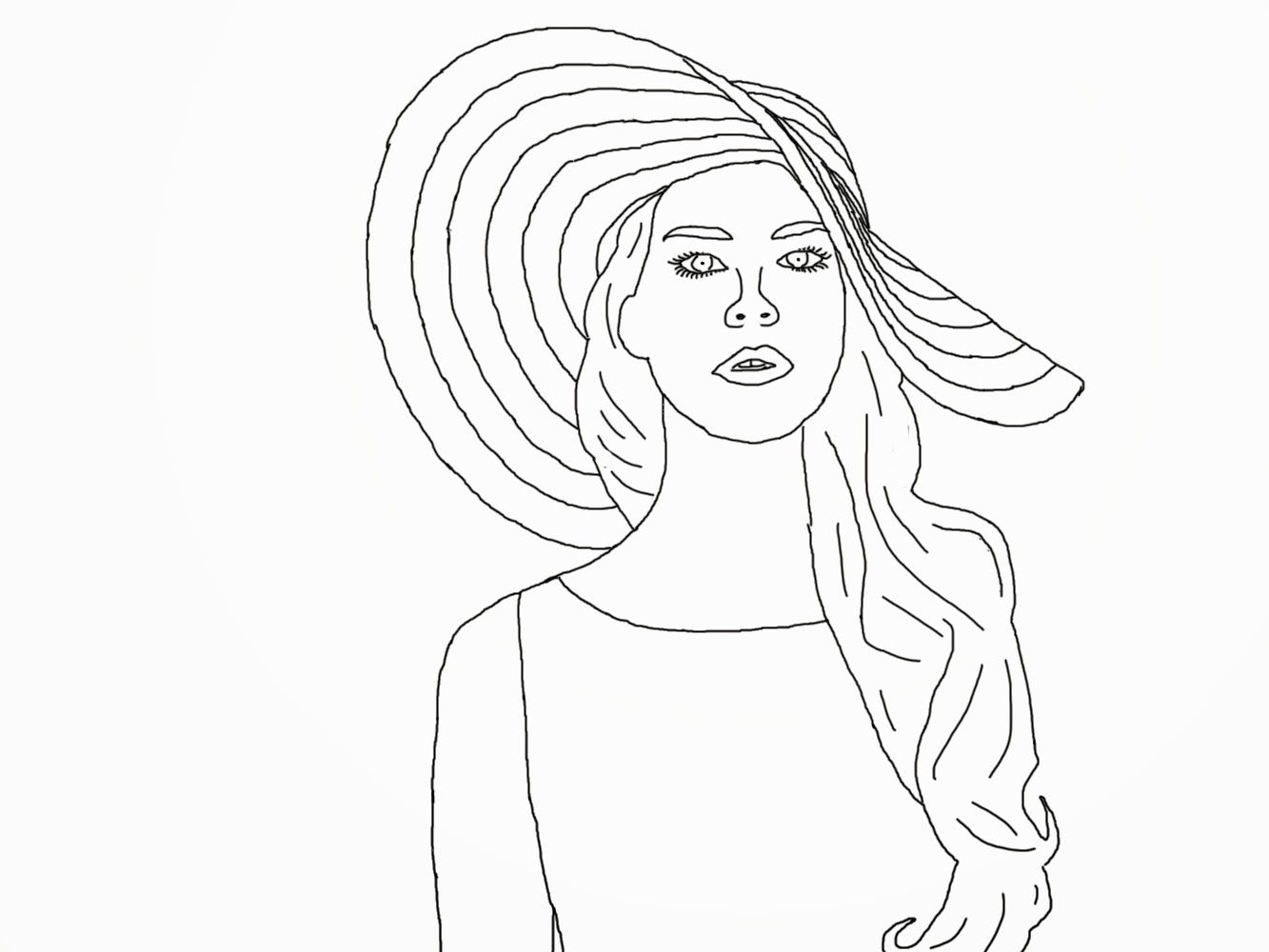 1333x1000 Lana Del Rey Coloring Pages Download Coloring For Kids 2018