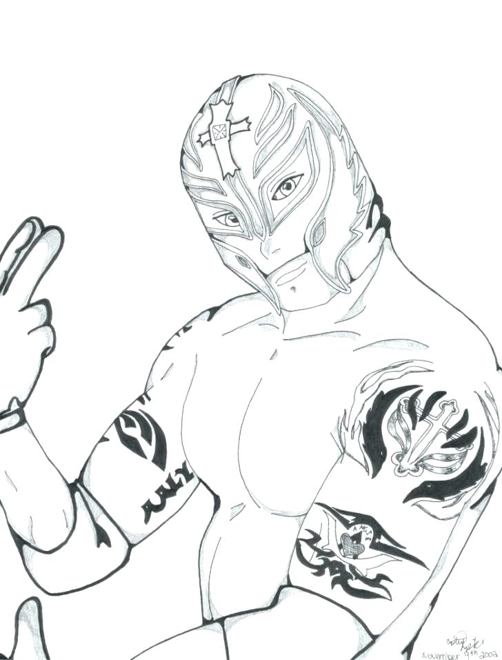 728x956 Rey Mysterio Coloring Pages Amazing Coloring Pages New Kids Wwe