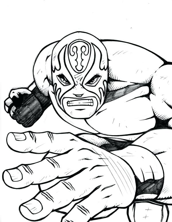 600x776 Coloring Pages Coloring Pages Kids Coloring Pages Wwe Sin Cara