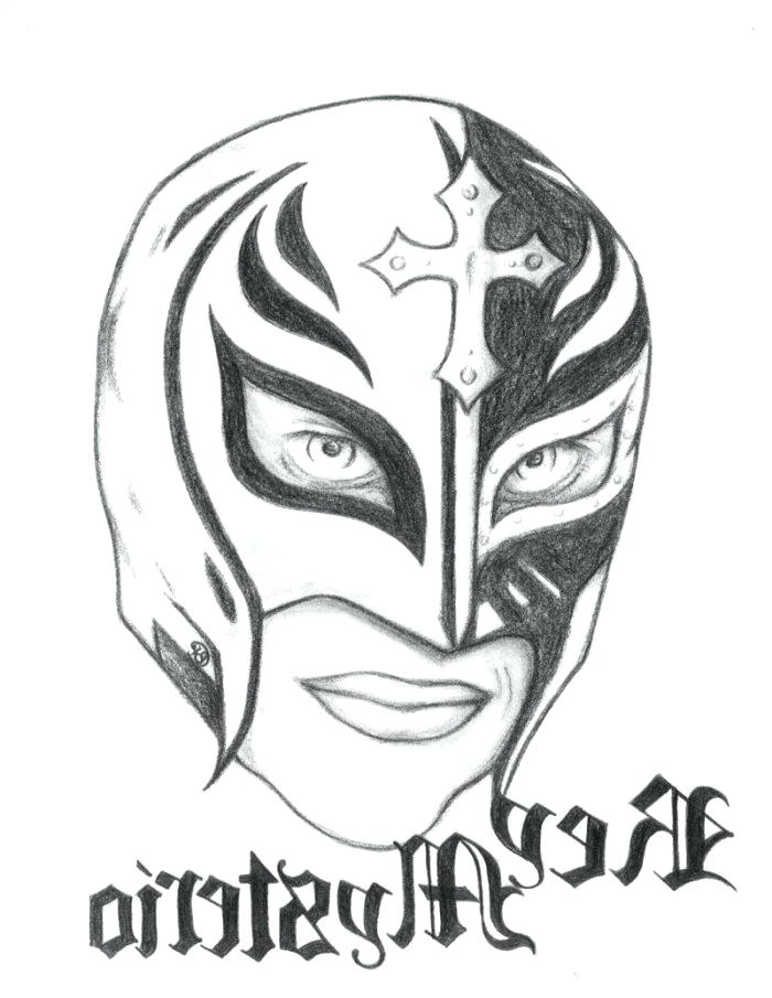 700x905 Rey Mysterio Coloring Pages Mask Coloring Pages Rey Mysterio Mask