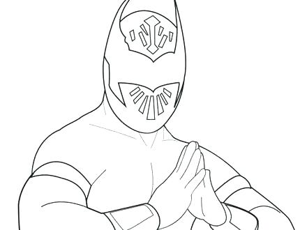 440x330 Rey Mysterio Mask Coloring Pages