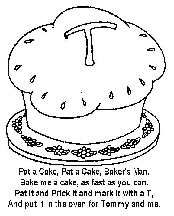 576x714 Nursery Rhyme Coloring Pages