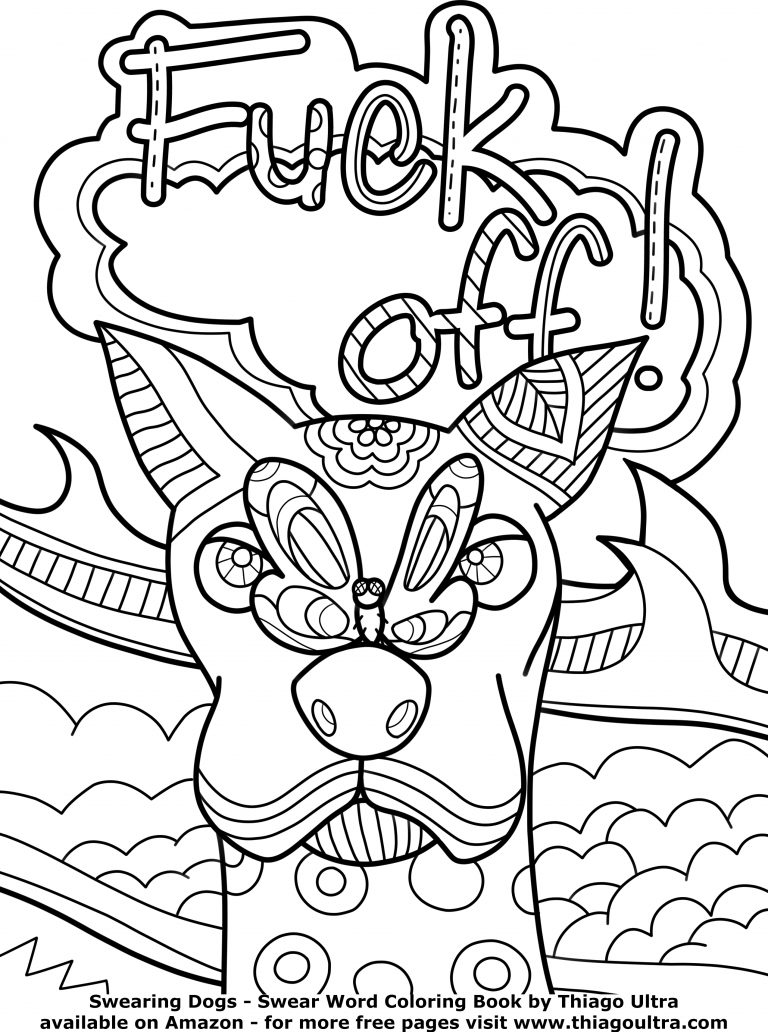 768x1032 Coloring Pages For Rhyming Words Fresh Wanted Cuss Word Swear