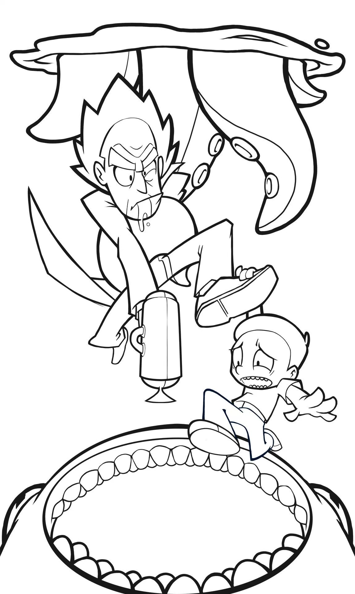 1149x1920 Fresh Coloring Pages Rick Morty Fresh Harvey Lanot Rick