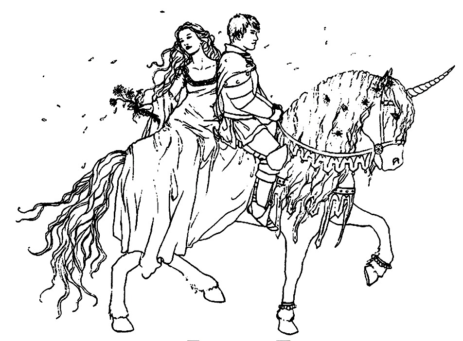 952x702 Coloring Pages Horse And Rider Coloring Pages