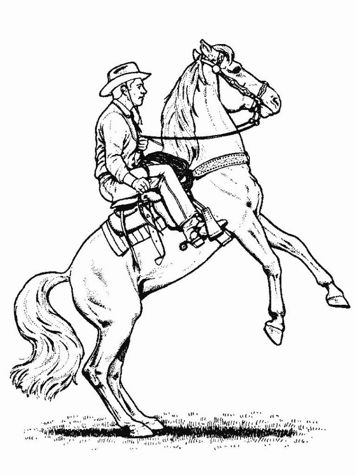 728x971 Riding Horse Coloring Pages Free Coloring Pages Kids