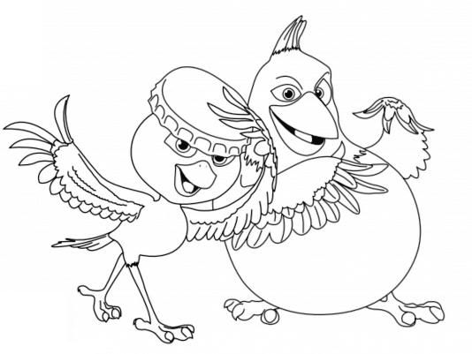 534x401 Rio 2 Coloring Pages Lugares Para Visitar
