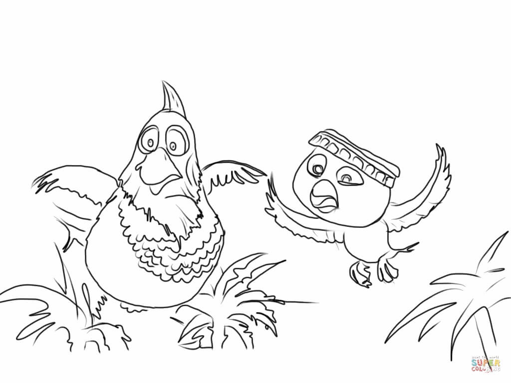 1024x768 Rio 2 Nico Pedro Coloring Pages Hellokids Com Within