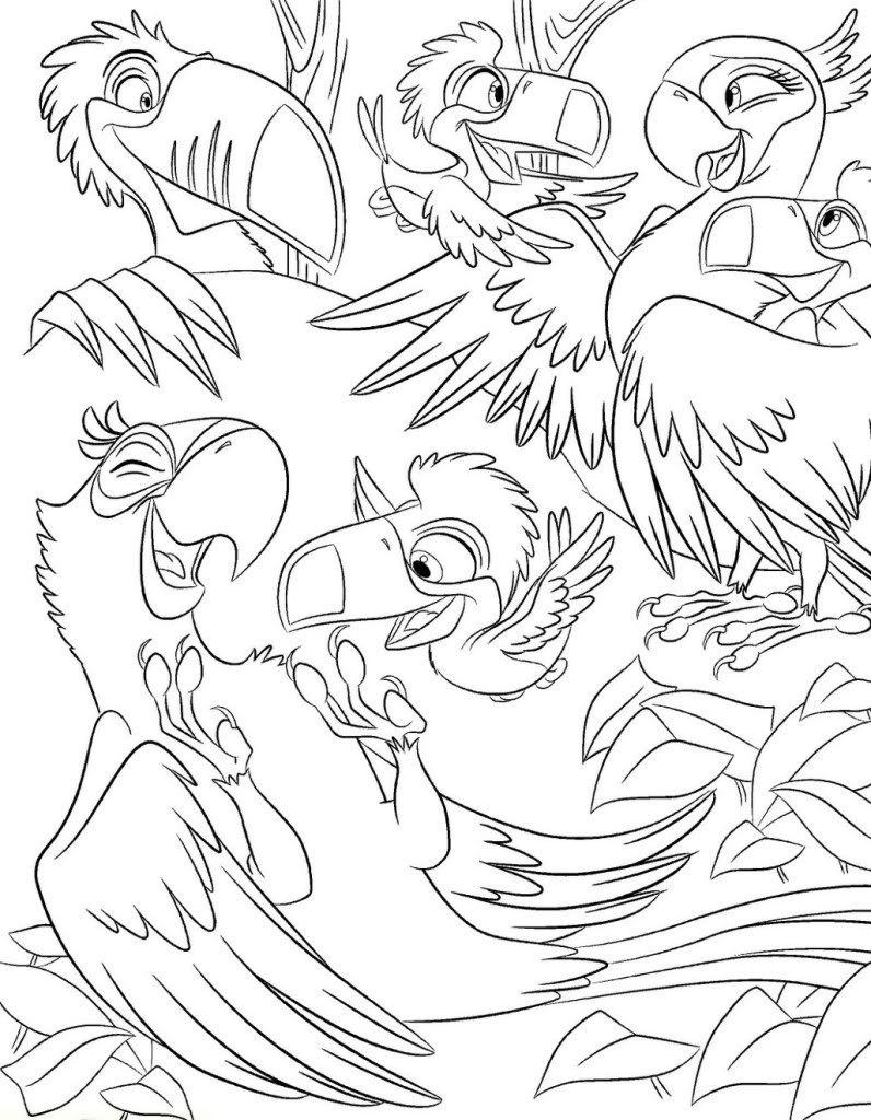 796x1024 Coloring Pages Rio