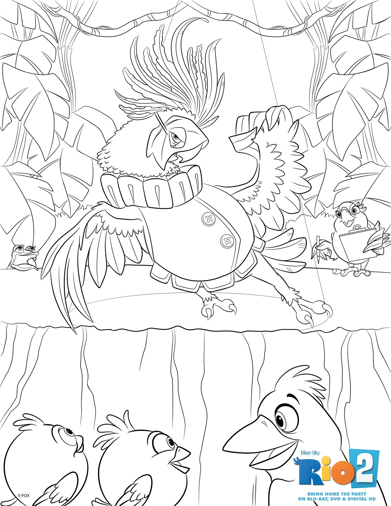 1275x1650 New Gabi Gallery Rio Wiki Free Coloring Pages Download