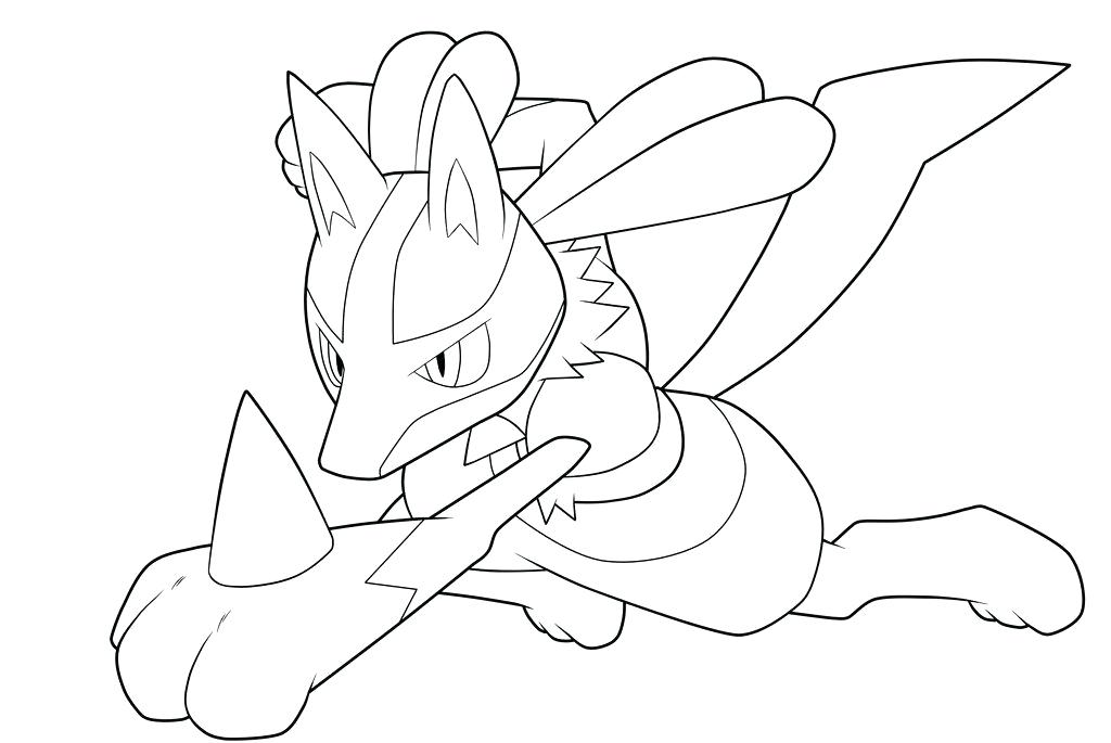 1024x685 Lucario Coloring Pages Coloring Pages Mega Evolution Riolu