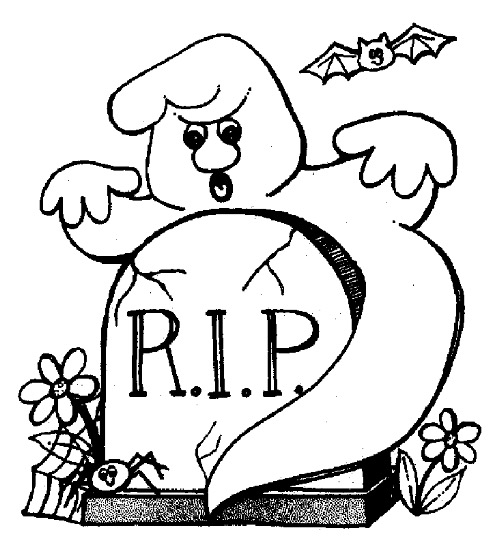 491x554 Halloween Rip Coloring Page Amp Coloring Book