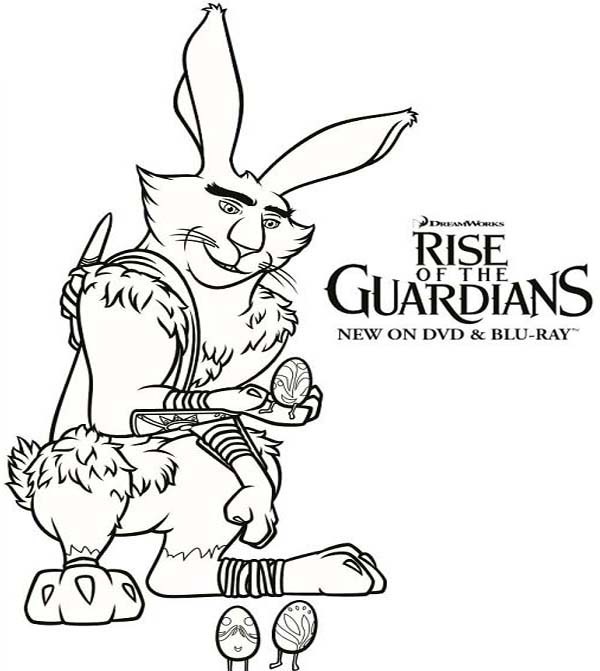 600x671 Bunnymund Holding His Exploding Easter Eggs In Rise