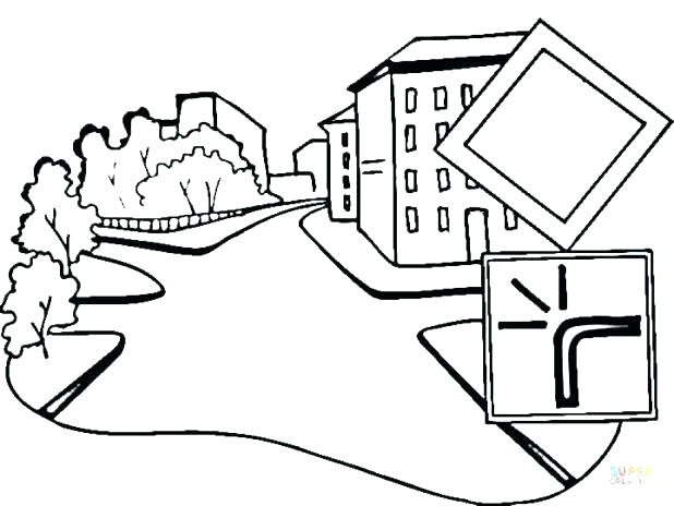 618x464 Paul On The Road To Damascus Coloring Page Road Coloring Sheets
