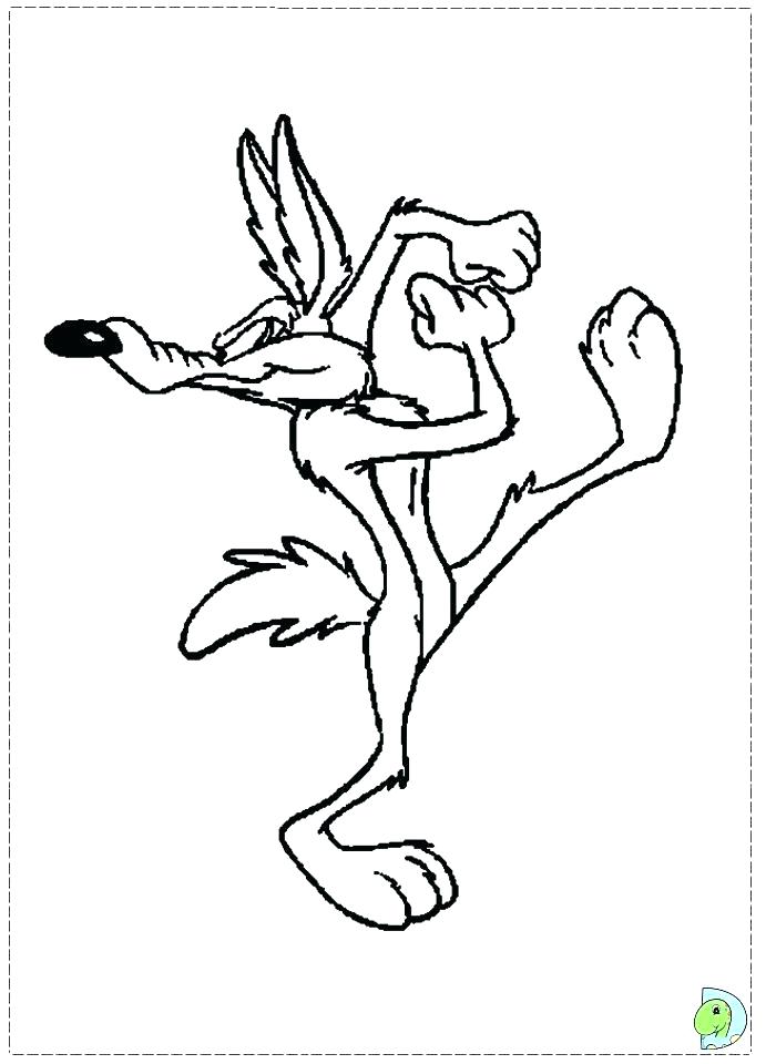 691x960 Road Runner Coloring Page Road Runner Cartoon Coloring Pages
