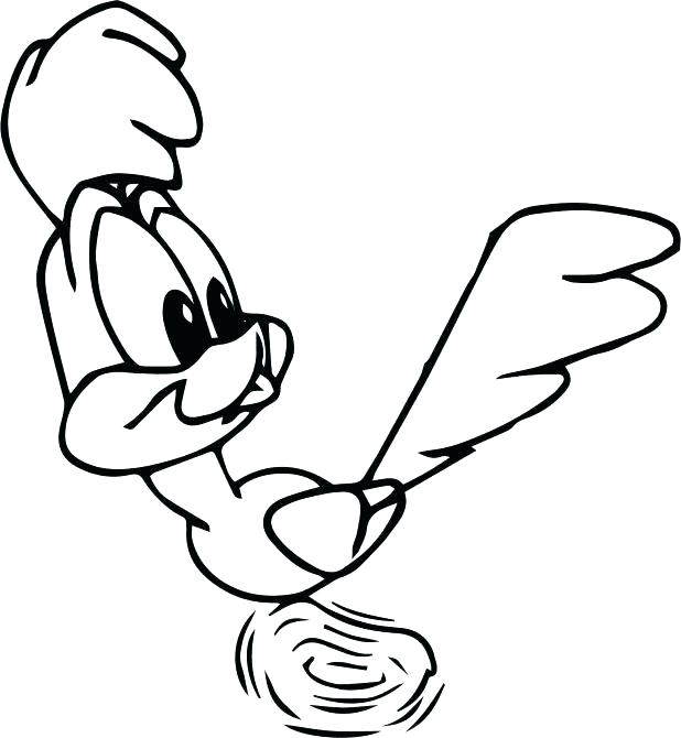 618x670 Road Runner Coloring Page Road Runner Coloring Page Beep Beep