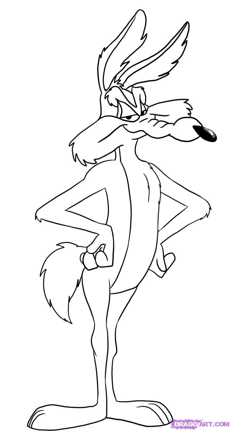 750x1400 Wile E Coyote Coloring Pages 284269