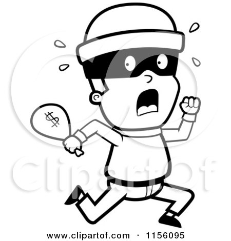 450x470 Royalty Free (Rf) Clipart Of Bank Robbers, Illustrations, Vector