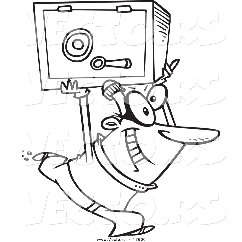 1024x1024 The Cool Robber Coloring Pages