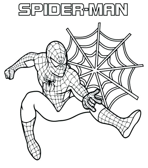 599x679 Coloring Pages Spiderman Beautiful Coloring Pages Online Spiderman