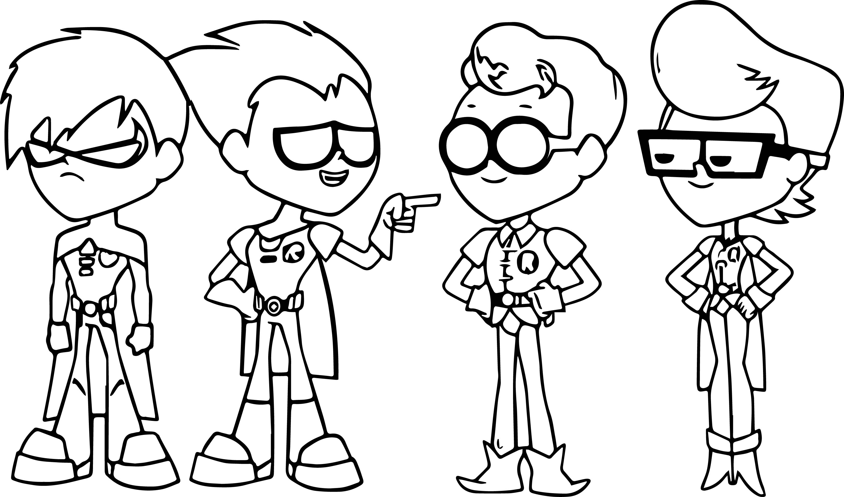 3305x1945 Image Teen Titans Go Episode 76 The Best Robin Coloring Page