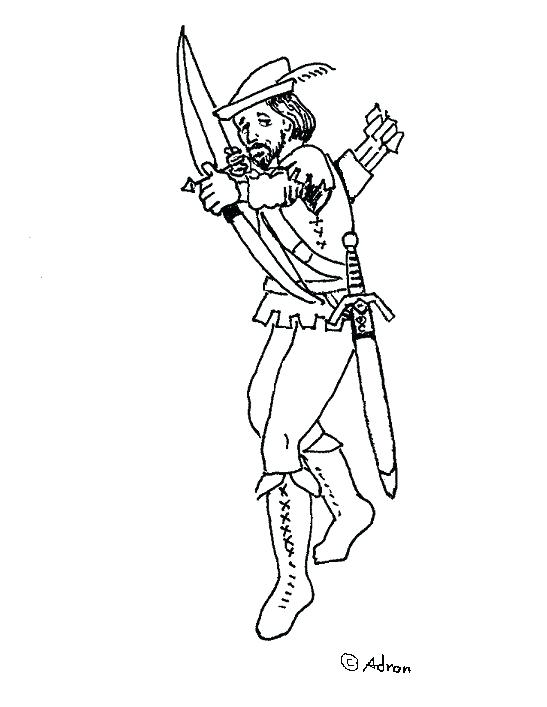 547x707 Robin Hood Coloring Page Coloring Pages For Kids By Free Robin