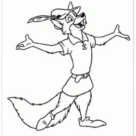 268x268 Coloring Pages Robin Hood Disney Archives