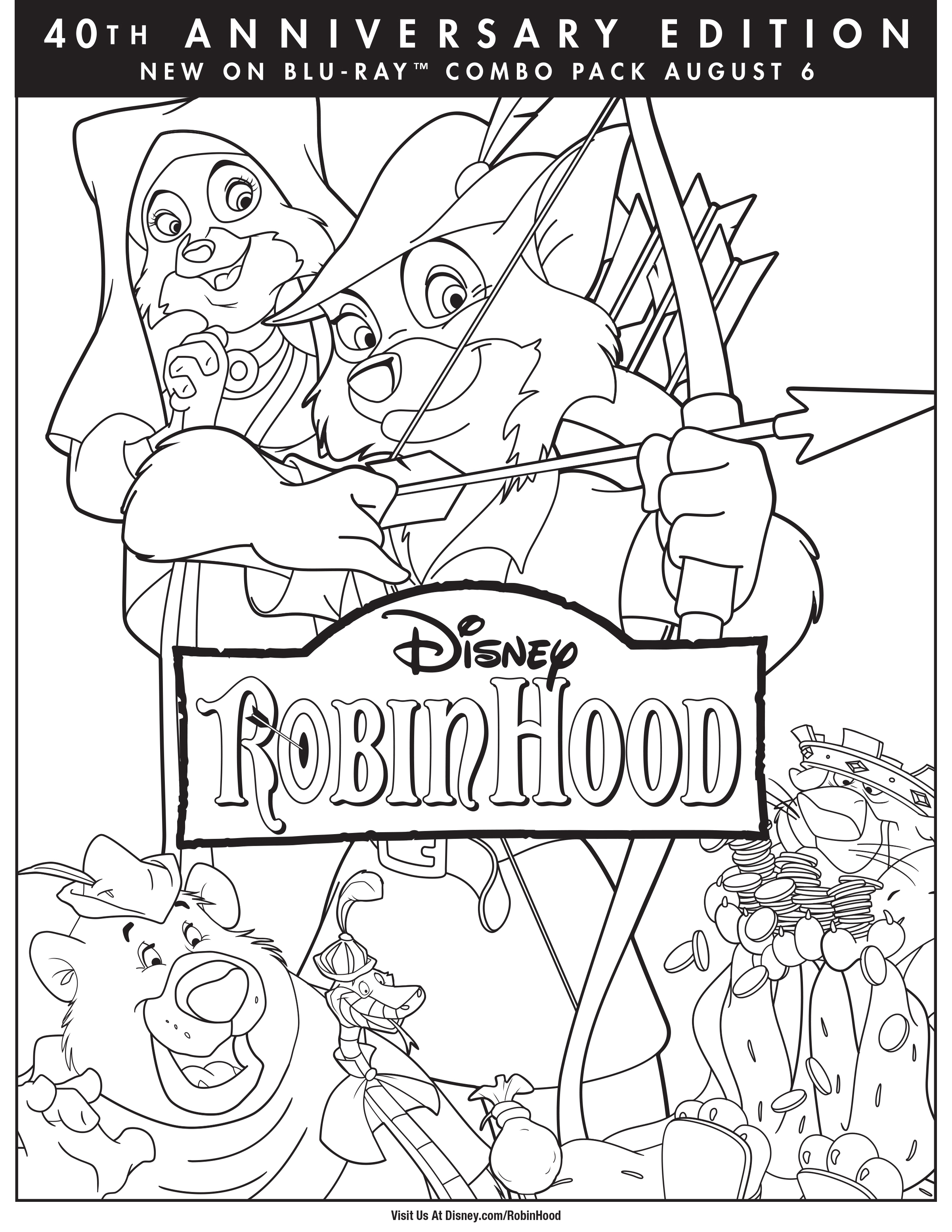 2402x3106 Robin Hood Coloring Pages Gallery General Colouring Printable Fox