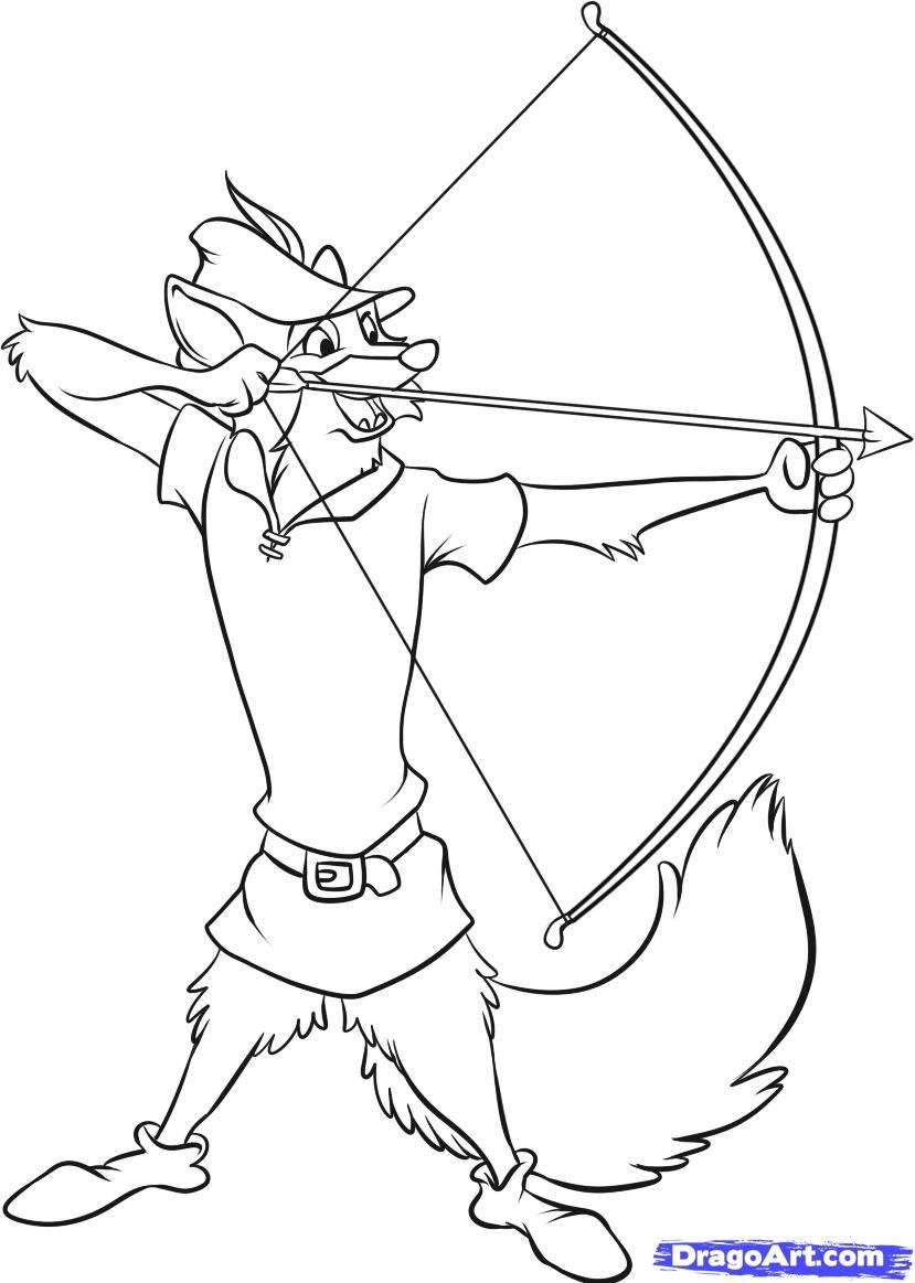 829x1163 How To Draw Disneys Robin Hood In 7 Easy Steps Google Search Robin