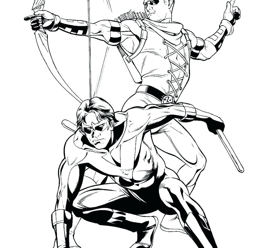 900x864 Superhero Coloring Games Great Robin Coloring Pages Superhero Free