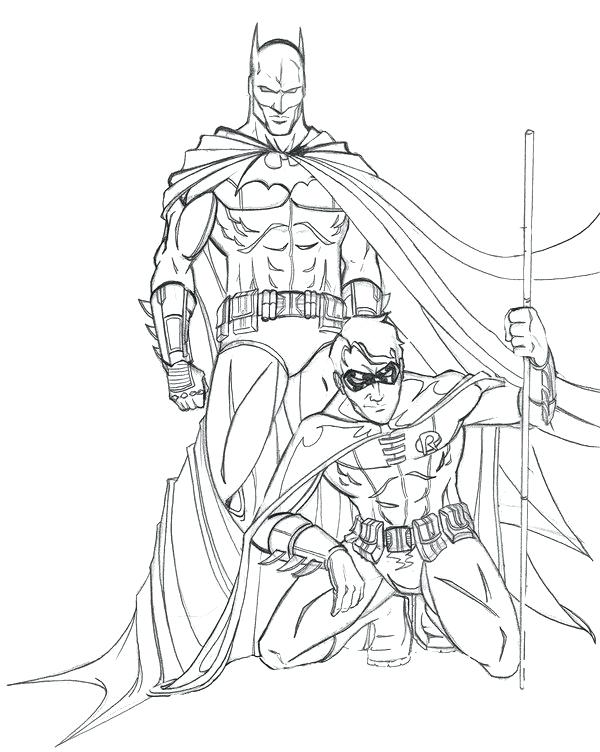 600x752 Batman And Robin Coloring Pages Batman Robin Coloring Page Batman