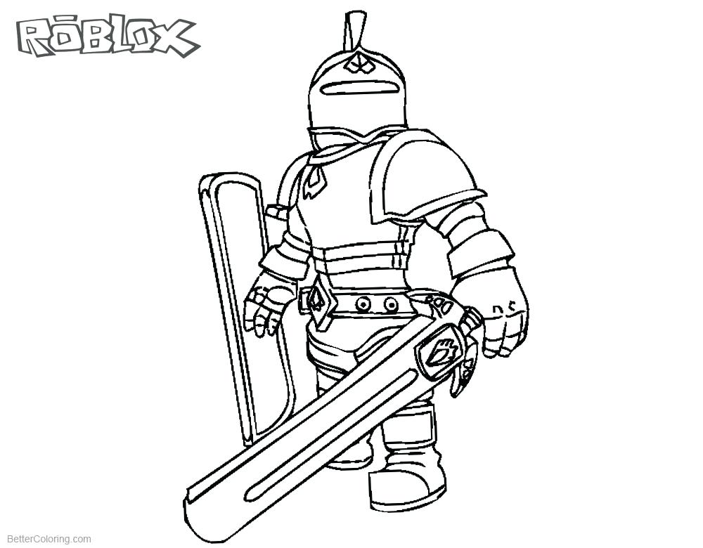 1000x780 Coloring Pages Roblox Color Roblox Coloring Pages To Print