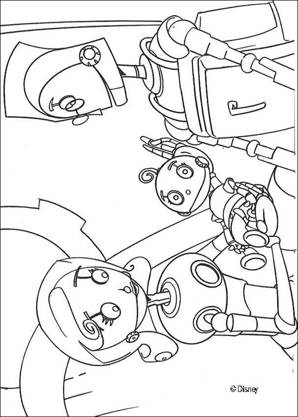 607x850 Rodney The Robot Coloring Pages