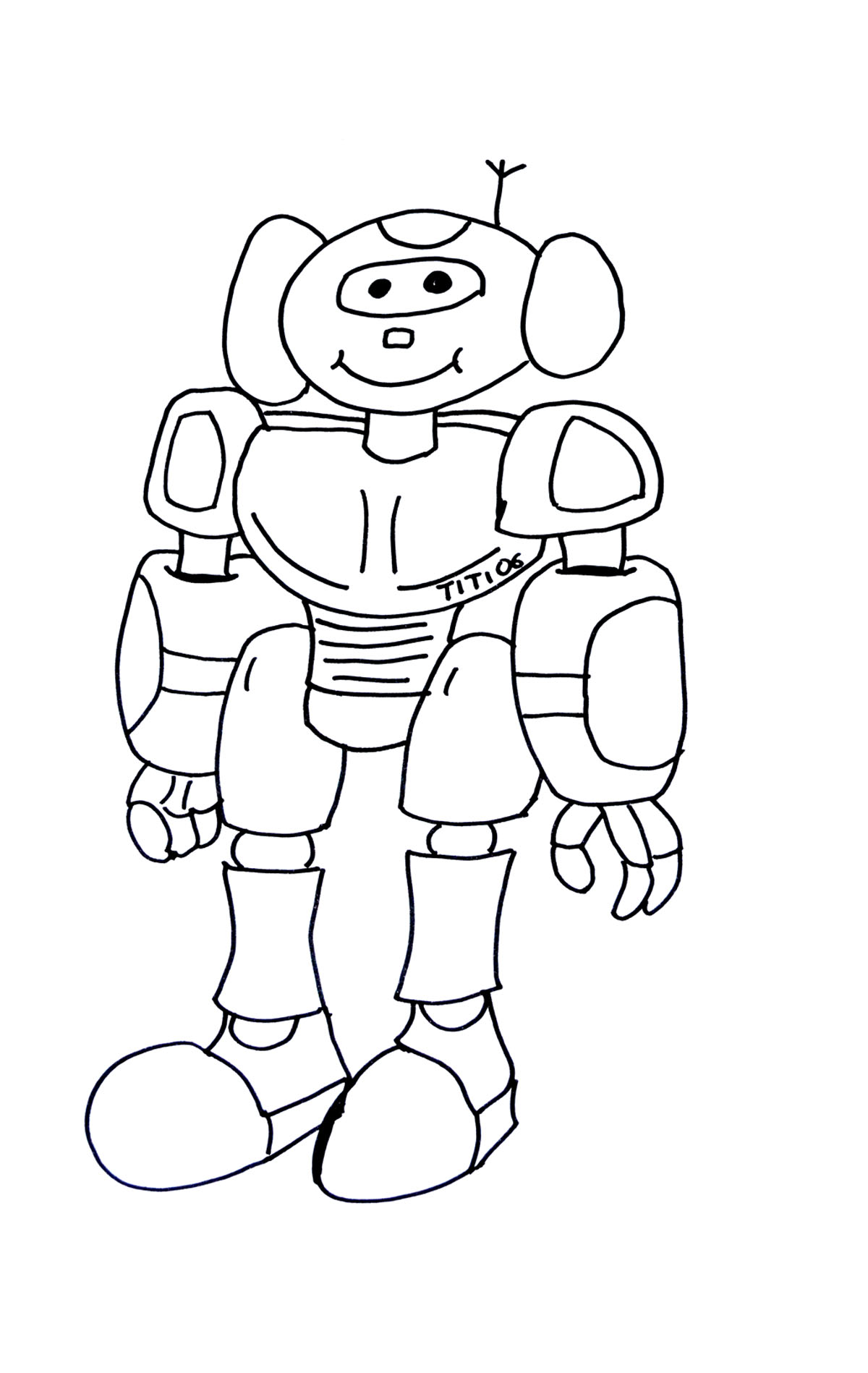 1200x1898 Funny Robot
