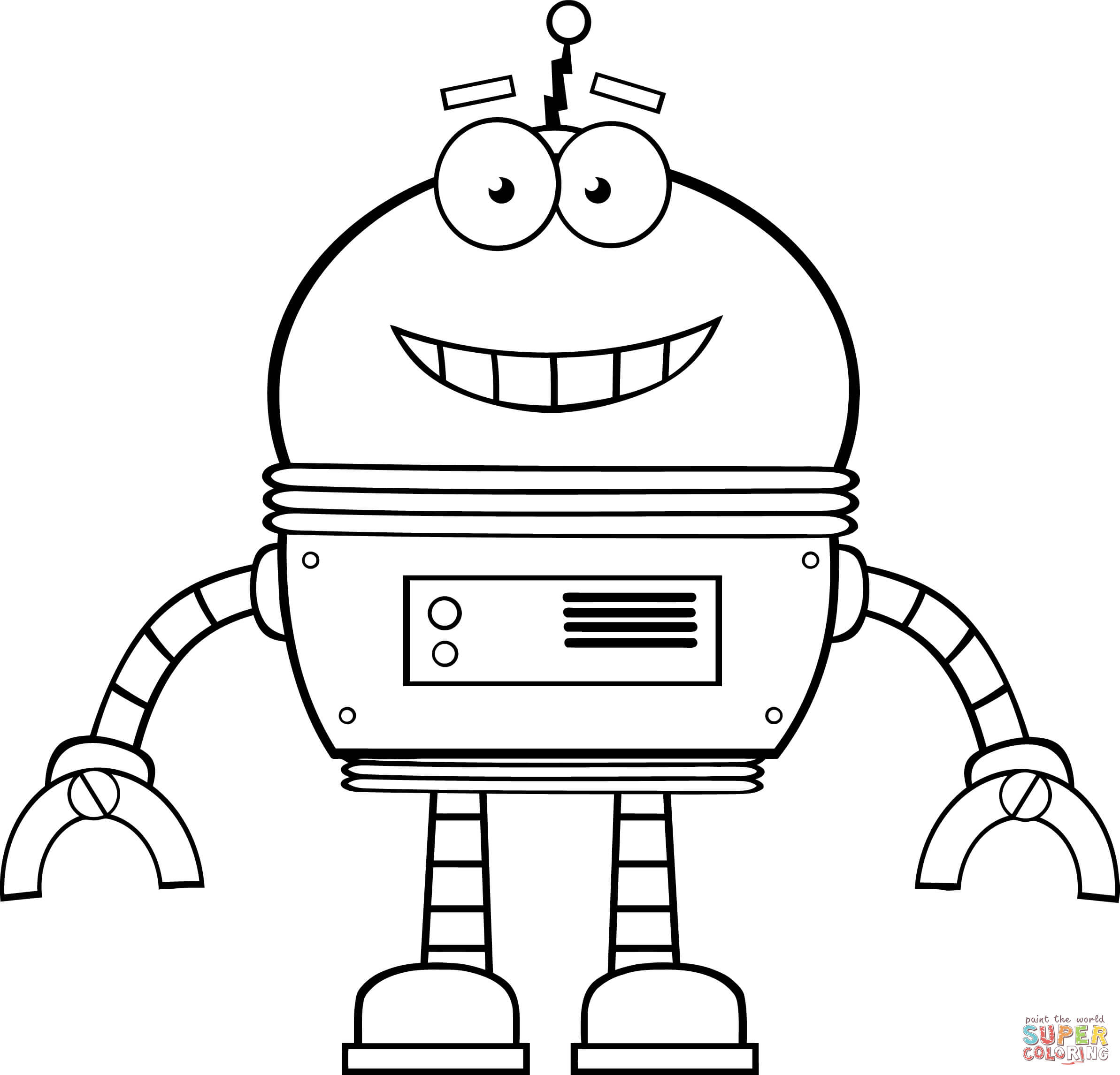 2386x2292 Robots Coloring Pages Free Coloring Pages Robot Coloring Page