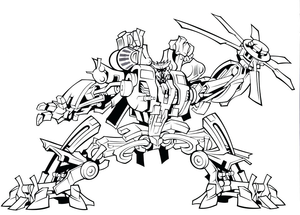 960x689 Robot Coloring Pages Printable Transformers Robot Coloring Pages