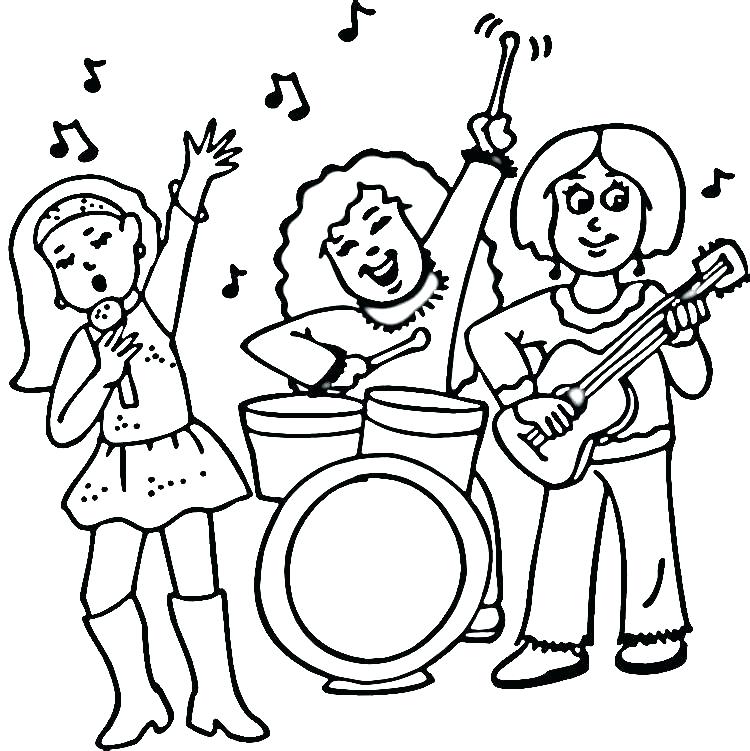 750x751 Rock Roll Coloring Pages Rock Roll Coloring Pages Rock