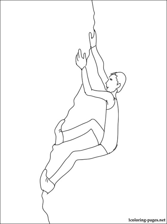 560x750 Rock Climbing Coloring Page Coloring Pages
