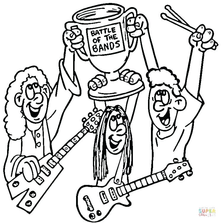 750x755 Rock N Roll Coloring Pages Puzzle Games Barbie Rock And Roll