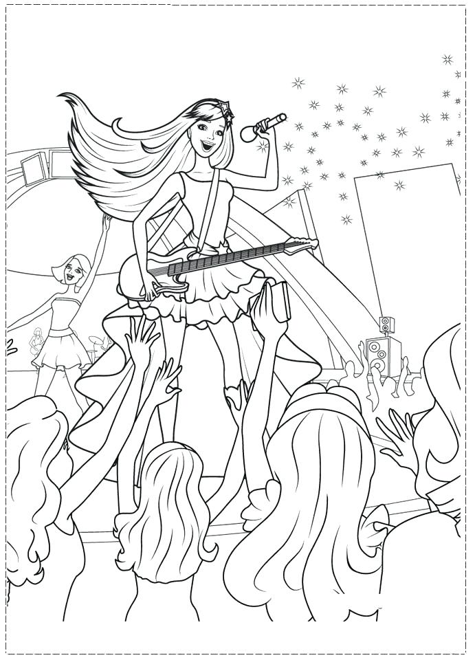 691x960 Rockstar Coloring Pages Printables Rock Star Free Printable