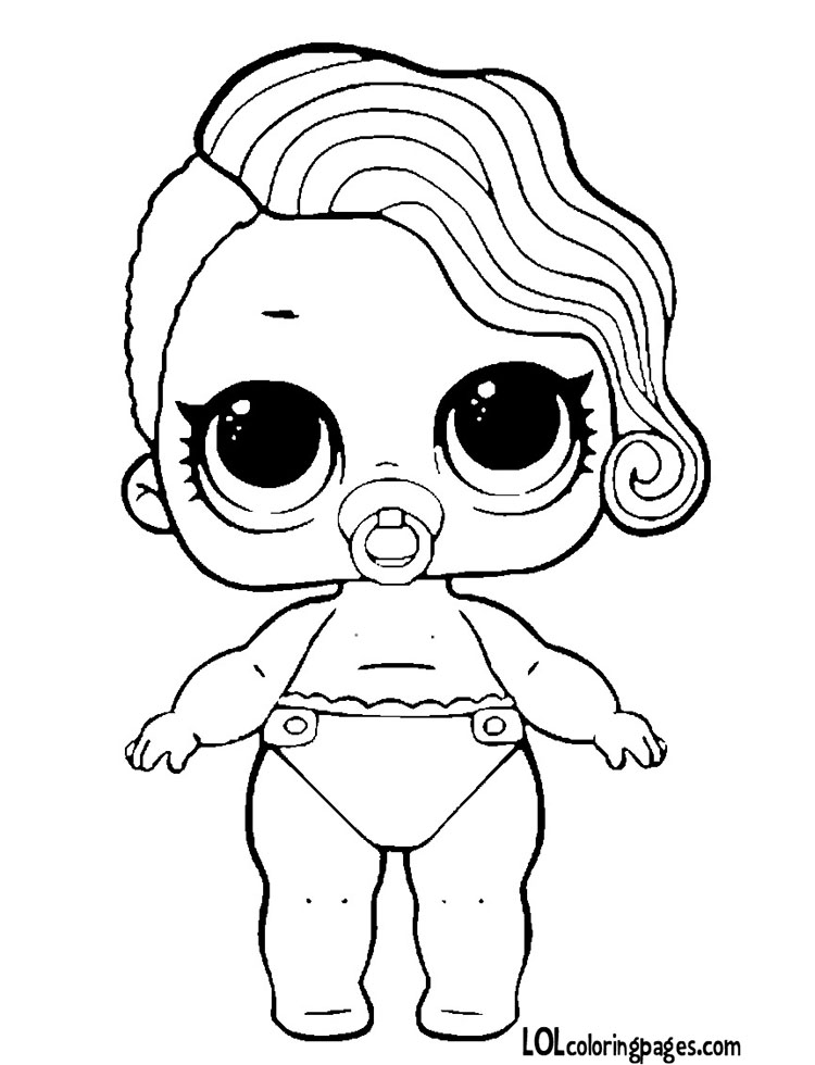 750x980 Lil Rocker Coloring Page Lol Surprise Doll Coloring Pages
