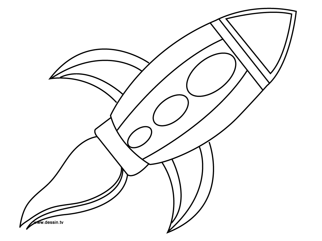 1024x768 Coloring Rocket