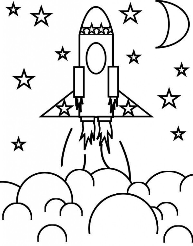 802x1024 Rocket Coloring Pages Printable Image Kids Cool Acpra