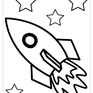 300x300 Simple Ship Coloring Pages Fresh Simple Rocket Coloring Pages