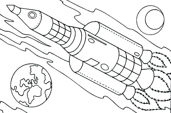 600x397 Space Ship Coloring Pages Space Ship Coloring Page Rocket Coloring