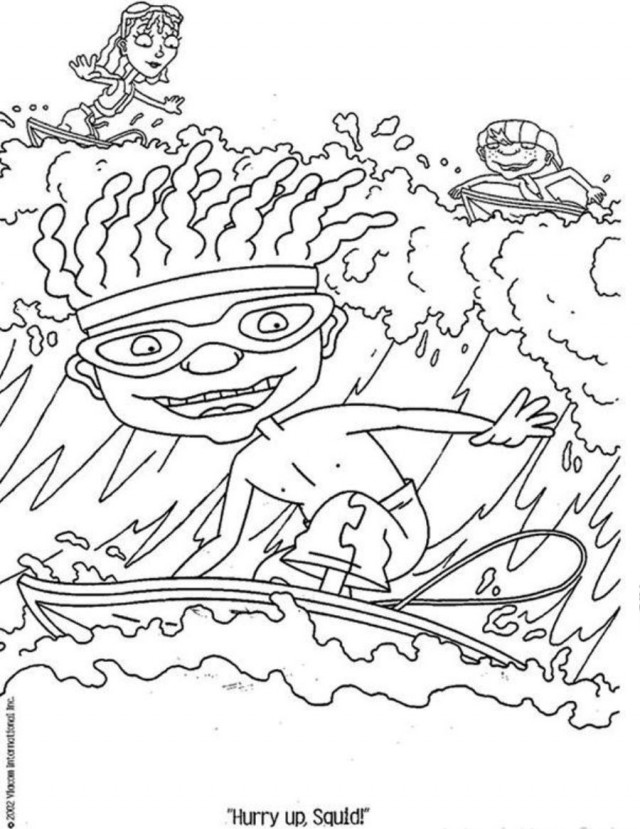 640x829 Rocket Power Coloring Pages 335073