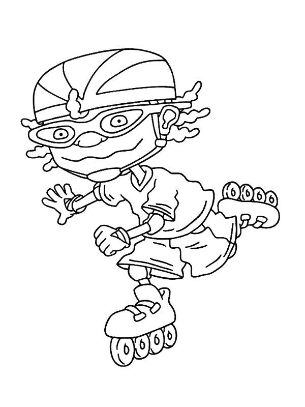 600x800 Rocket Power Coloring Pages Color Me Pretty